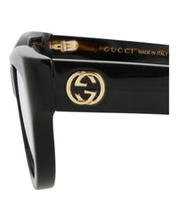 Gucci Gucci Womens Cat Eye Black Havana Transparent Fashion Designer Eyewear