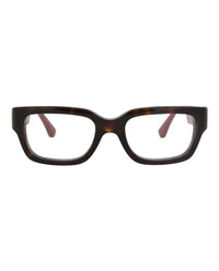 Gucci Gucci Womens Square/Rectangle Havana Red Transparent Fashion Designer Eyewear