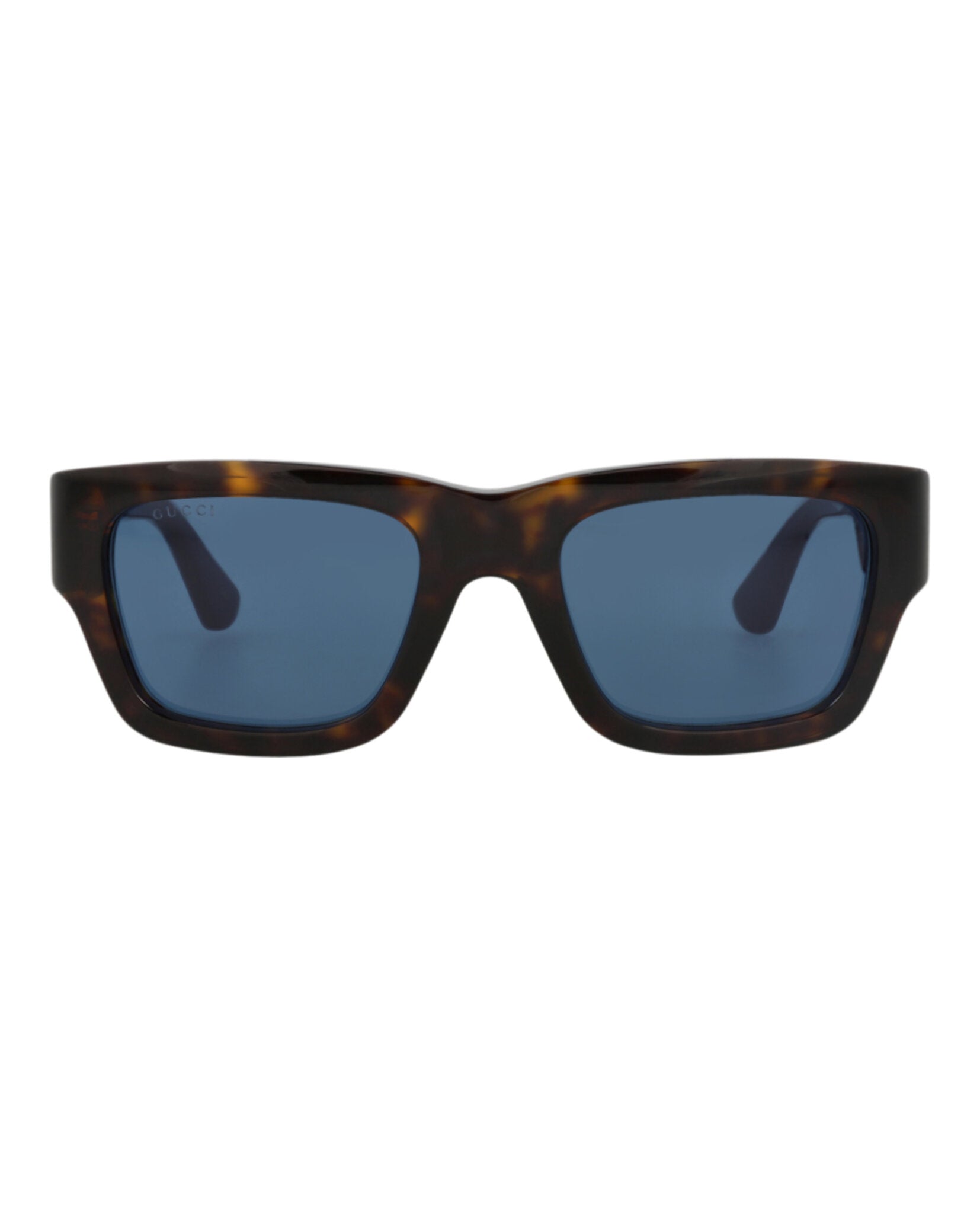 Gucci Gucci Mens Square/Rectangle Havana Red Blue Fashion Designer Eyewear