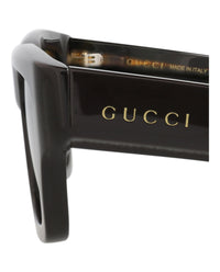 Gucci Gucci Mens Square/Rectangle Brown Havana Green Fashion Designer Eyewear
