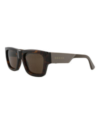 Gucci Gucci Mens Square/Rectangle Havana Green Brown Fashion Designer Eyewear