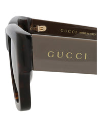 Gucci Gucci Mens Square/Rectangle Havana Green Brown Fashion Designer Eyewear