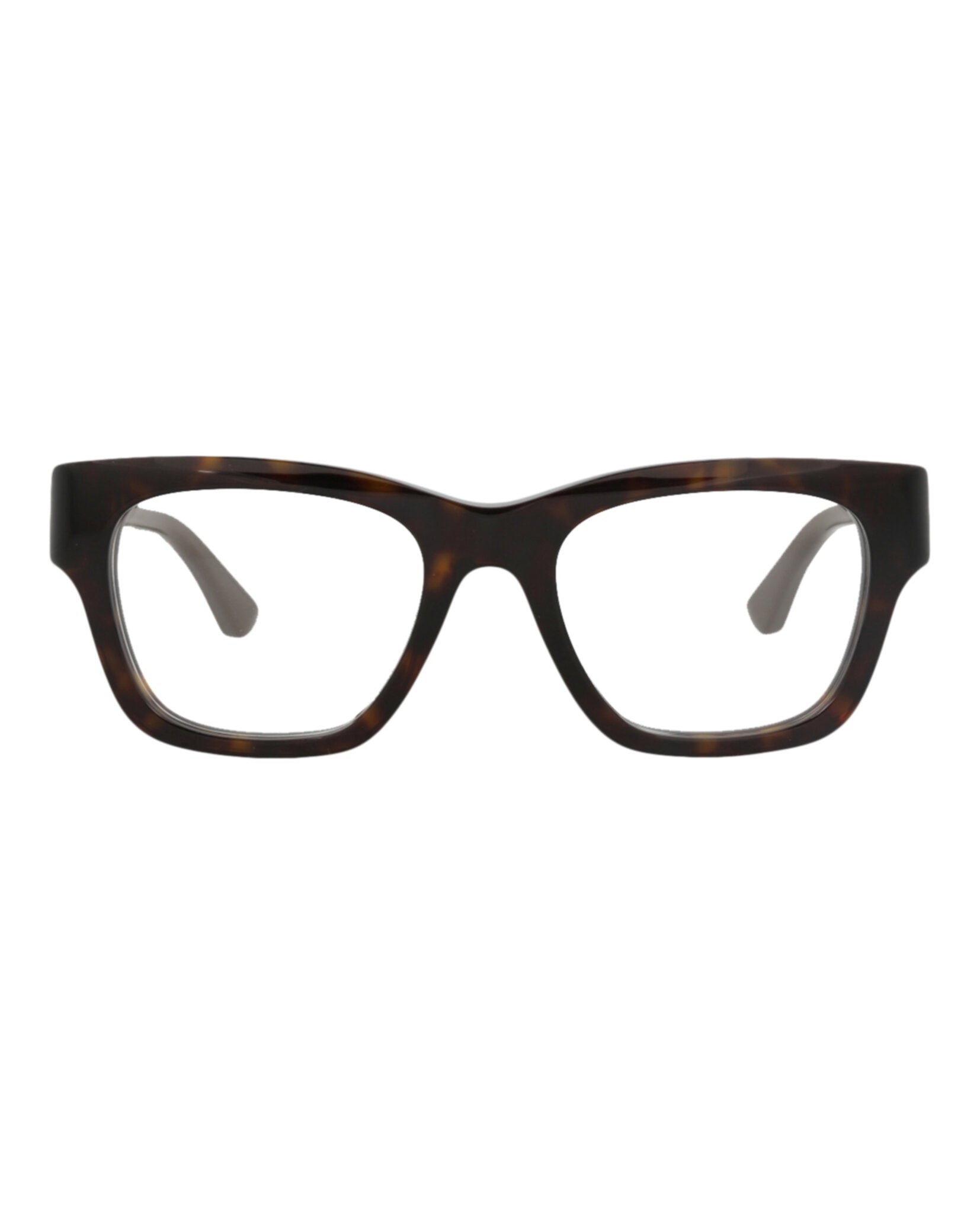 Gucci Gucci Mens Square/Rectangle Havana Brown Transparent Fashion Designer Eyewear