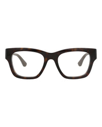 Gucci Gucci Mens Square/Rectangle Havana Brown Transparent Fashion Designer Eyewear