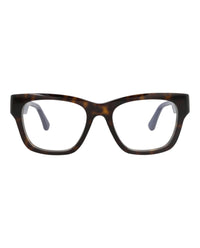 Gucci Mens Square/Rectangle Havana Red Transparent Fashion Designer Eyewear