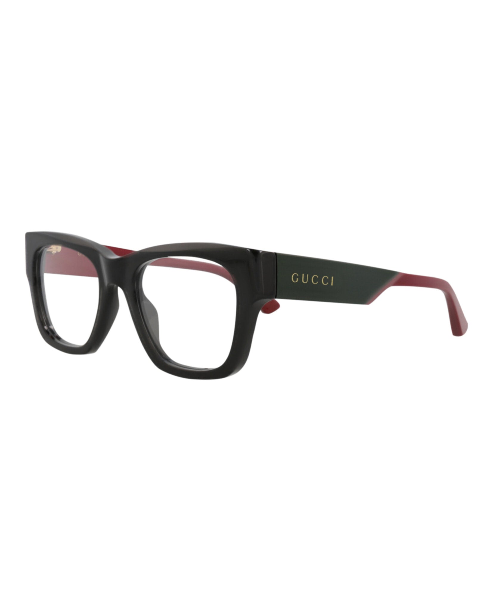 Gucci Mens Square/Rectangle Black Red Transparent Fashion Designer