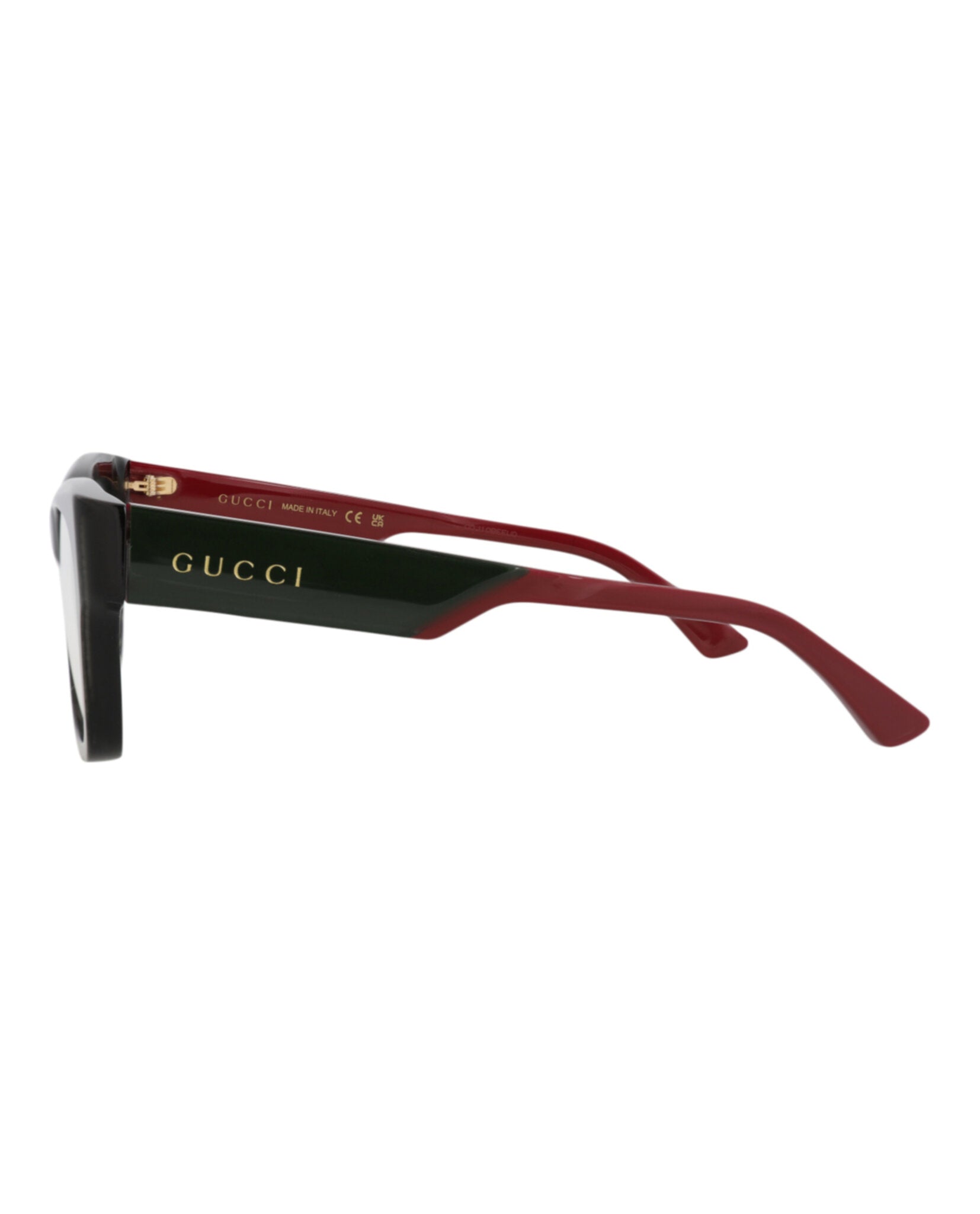Gucci Mens Square/Rectangle Black Red Transparent Fashion Designer