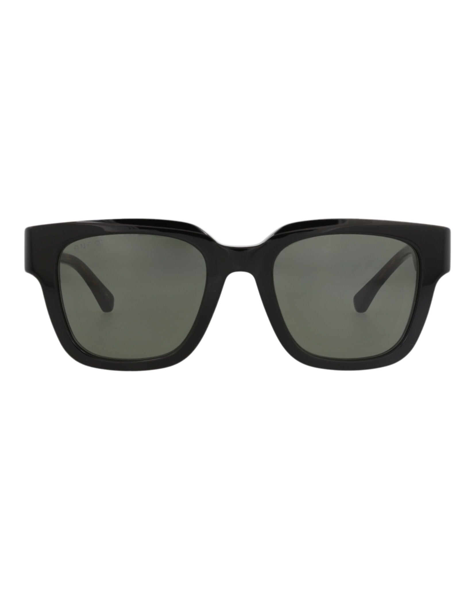 Gucci Gucci Mens Square/Rectangle Black Havana Grey Fashion Designer Eyewear