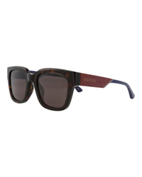 Gucci Mens Square/Rectangle Havana Blue Grey Fashion Designer Eyewear