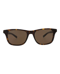 Gucci Mens Square/Rectangle Havana Havana Brown Fashion Designer Eyewear