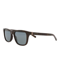 Gucci Gucci Mens Square/Rectangle Brown Brown Grey Fashion Designer Eyewear