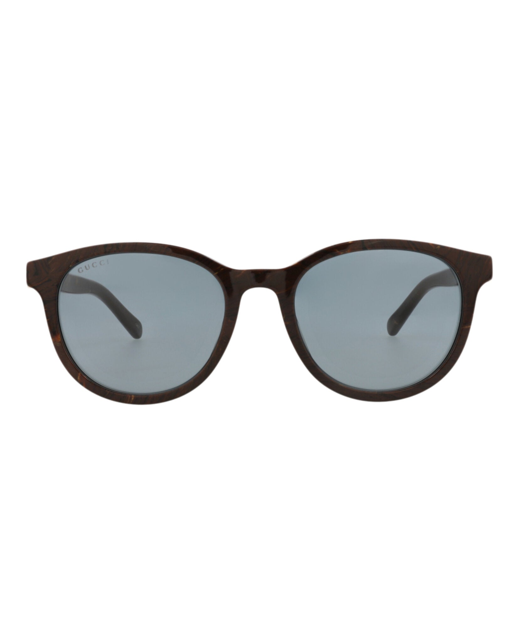 Gucci Mens Round/Oval Brown Brown Grey Fashion Designer Eyewear