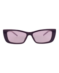 Gucci Womens Cat Eye Violet Violet Violet Fashion Designer Eyewear