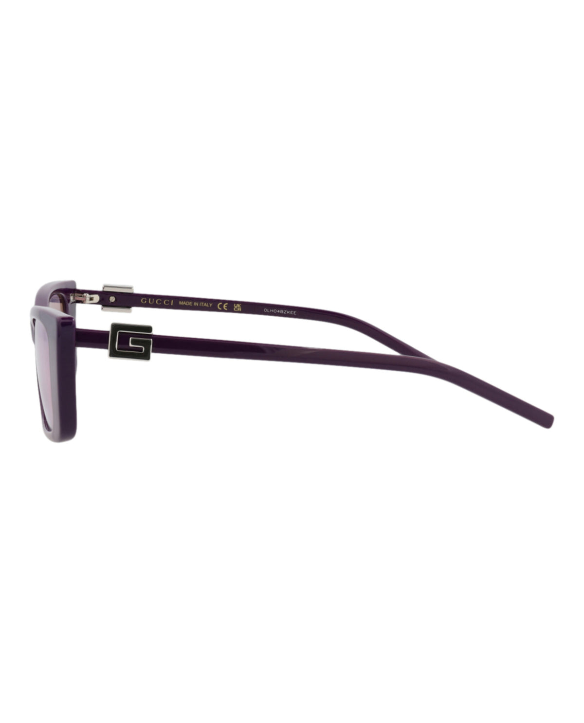 Gucci Womens Cat Eye Violet Violet Violet Fashion Designer Eyewear