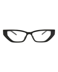 Gucci Gucci Womens Cat Eye Black Black Transparent Fashion Designer Eyewear