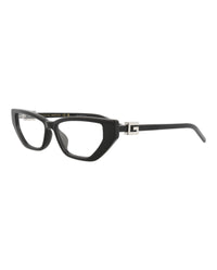 Gucci Gucci Womens Cat Eye Black Black Transparent Fashion Designer Eyewear