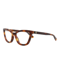 Gucci Gucci Womens Cat Eye Havana Havana Transparent Fashion Designer Eyewear
