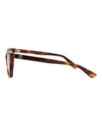 Gucci Gucci Womens Cat Eye Havana Havana Transparent Fashion Designer Eyewear