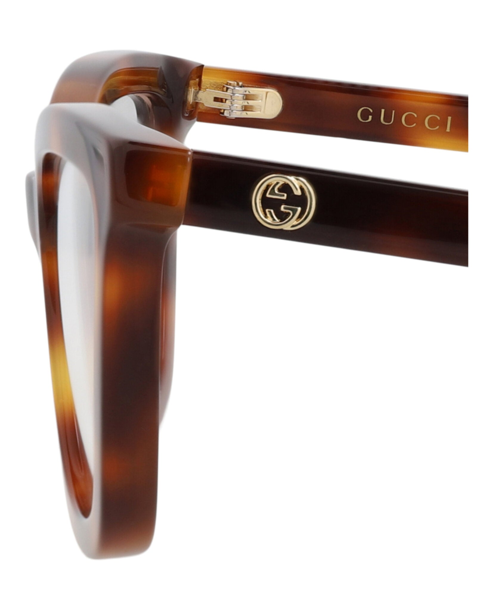 Gucci Gucci Womens Cat Eye Havana Havana Transparent Fashion Designer Eyewear