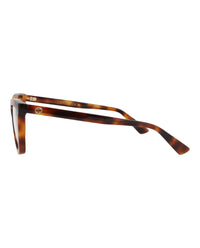 Gucci Gucci Womens Cat Eye Havana Havana Transparent Fashion Designer Eyewear