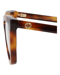 Gucci Gucci Womens Cat Eye Havana Havana Transparent Fashion Designer Eyewear