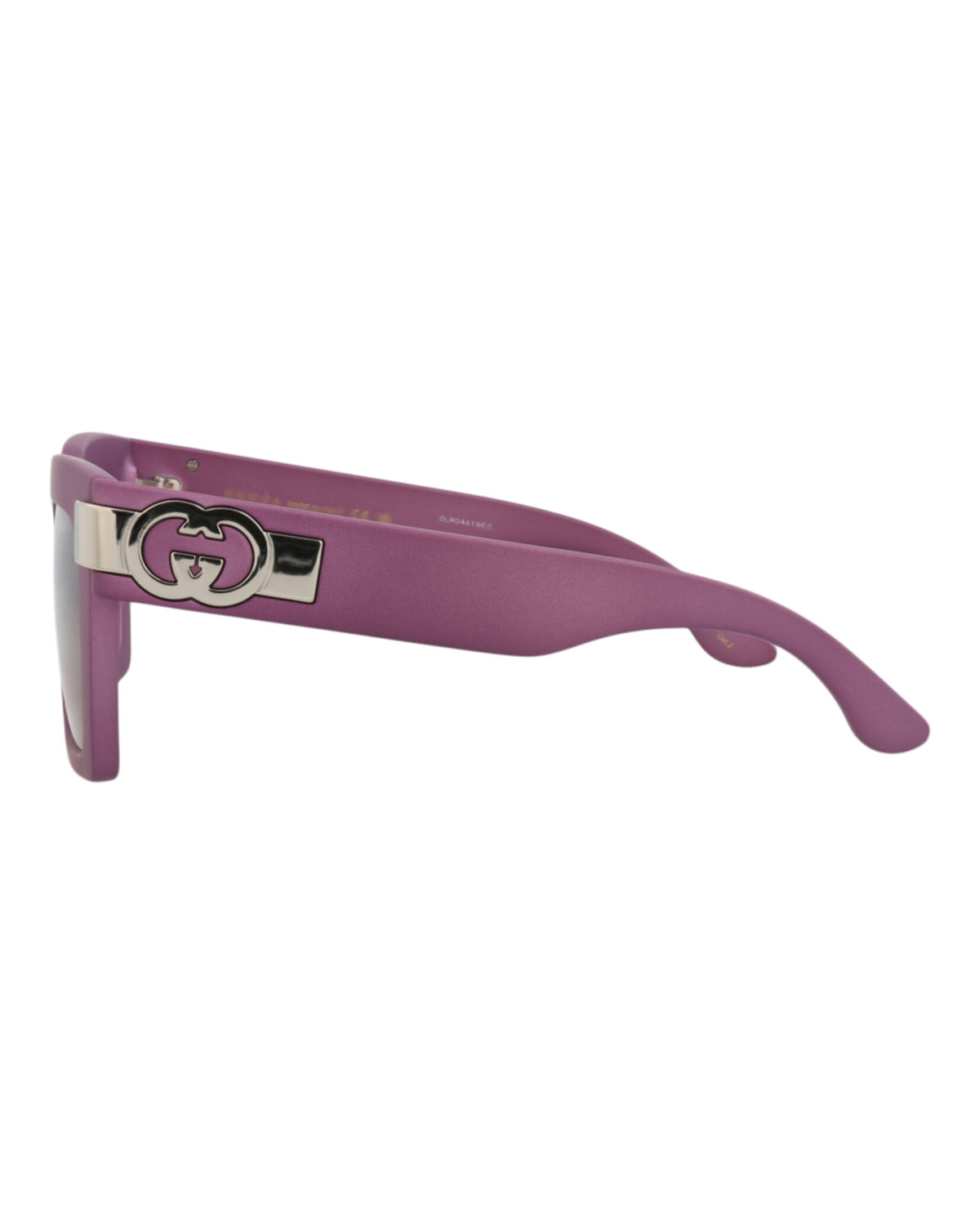 Gucci Gucci Womens Square/Rectangle Violet Violet Brown Fashion Designer Eyewear