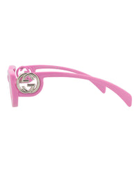 Gucci Womens Cat Eye Pink Pink Pink Fashion Designer Eyewear