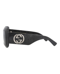 Gucci Gucci Womens Square/Rectangle Black Black Grey Fashion Designer Eyewear