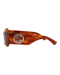 Gucci Womens Round/Oval Havana Havana Brown Fashion Designer Eyewear