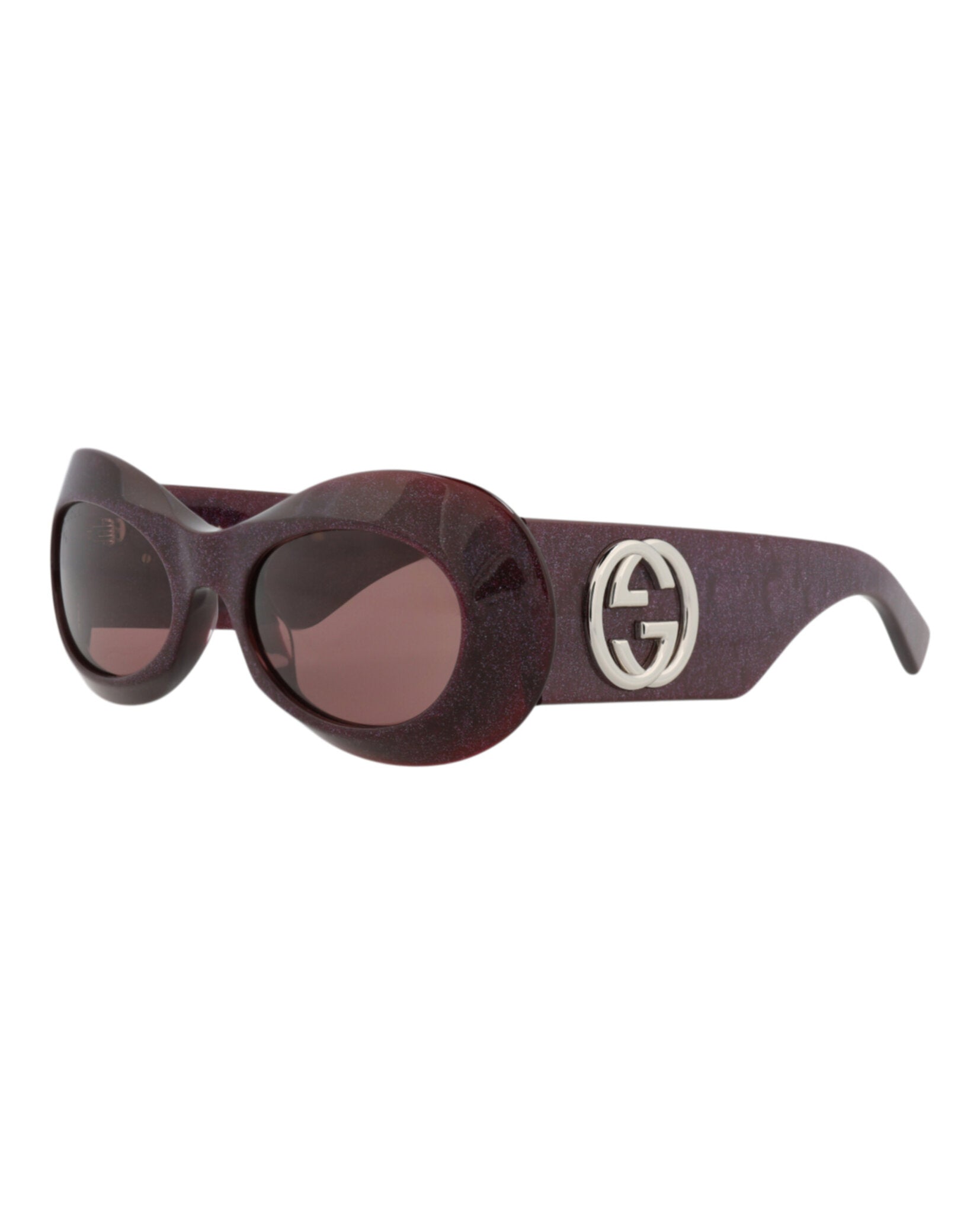 Gucci Womens Round/Oval Violet Violet Violet Fashion Designer Eyewear
