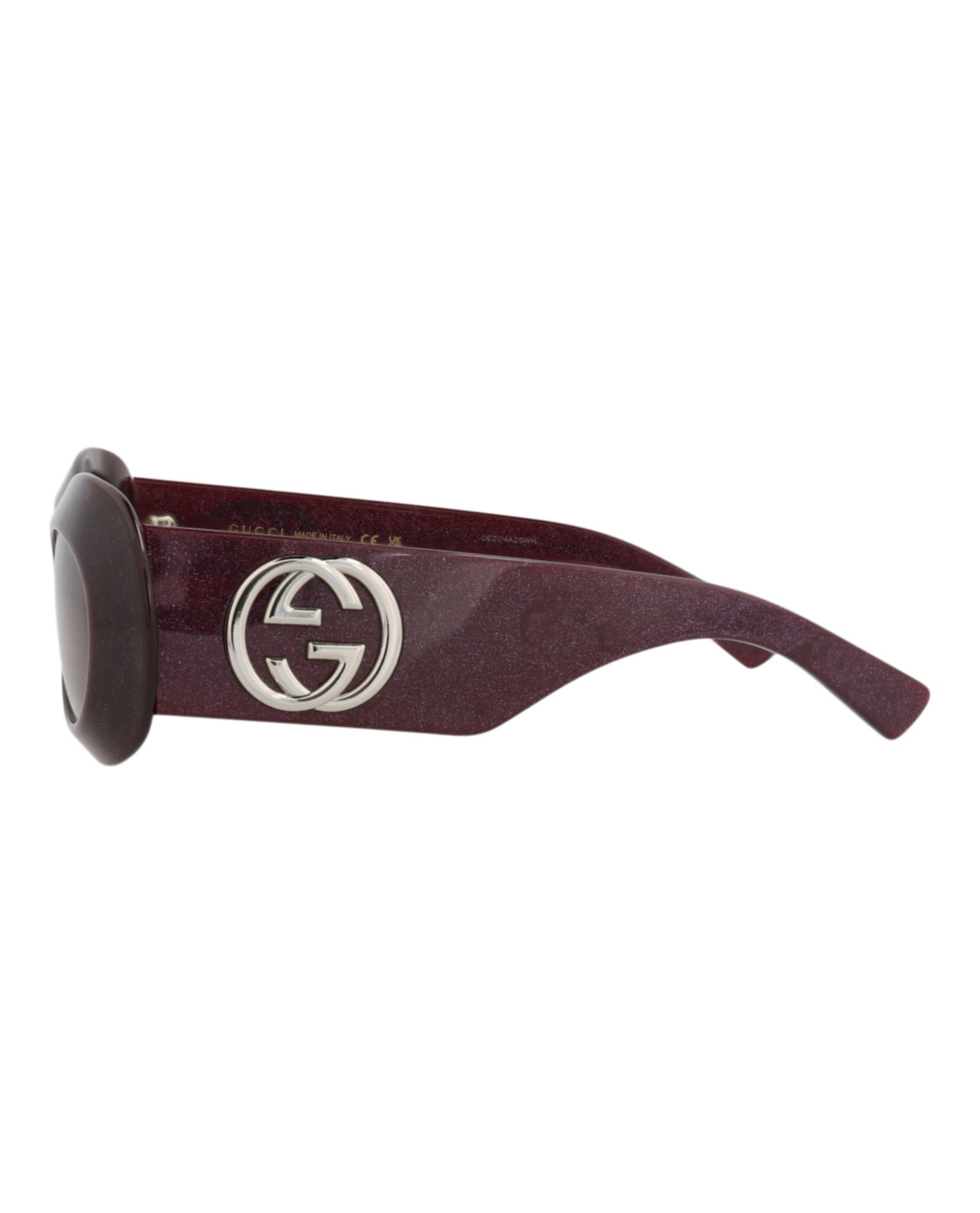 Gucci Womens Round/Oval Violet Violet Violet Fashion Designer Eyewear