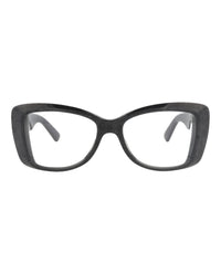Gucci Gucci Womens Square/Rectangle Black Black Transparent Fashion Designer Eyewear