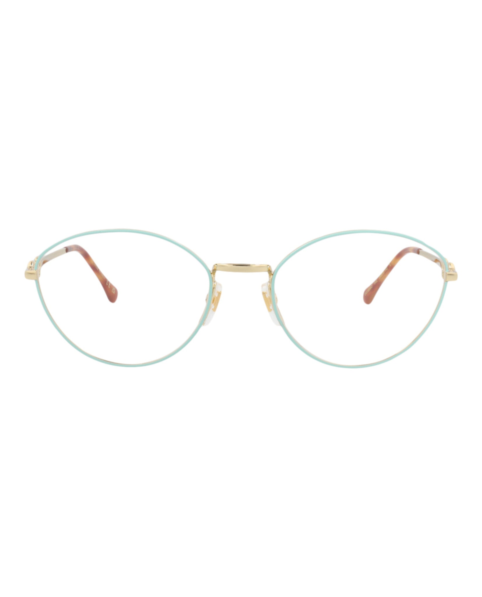 Gucci Gucci Womens Cat Eye Gold Gold Transparent Fashion Designer Eyewear