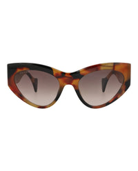 Gucci Gucci Womens Cat Eye Havana Havana Brown Fashion Designer Eyewear