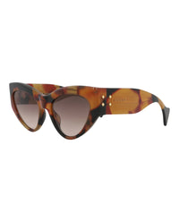 Gucci Gucci Womens Cat Eye Havana Havana Brown Fashion Designer Eyewear