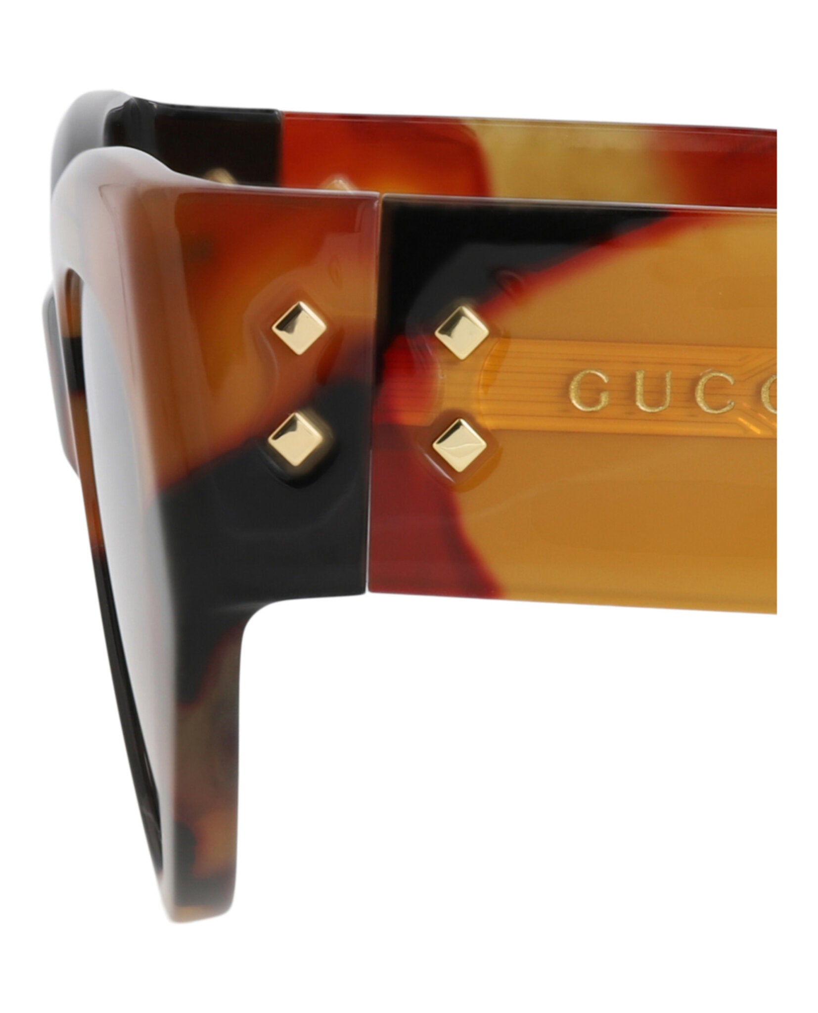 Gucci Gucci Womens Cat Eye Havana Havana Brown Fashion Designer Eyewear