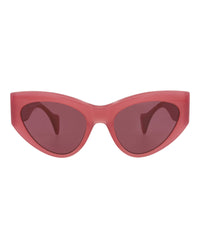 Gucci Womens Cat Eye Pink Pink Violet Fashion Designer Eyewear