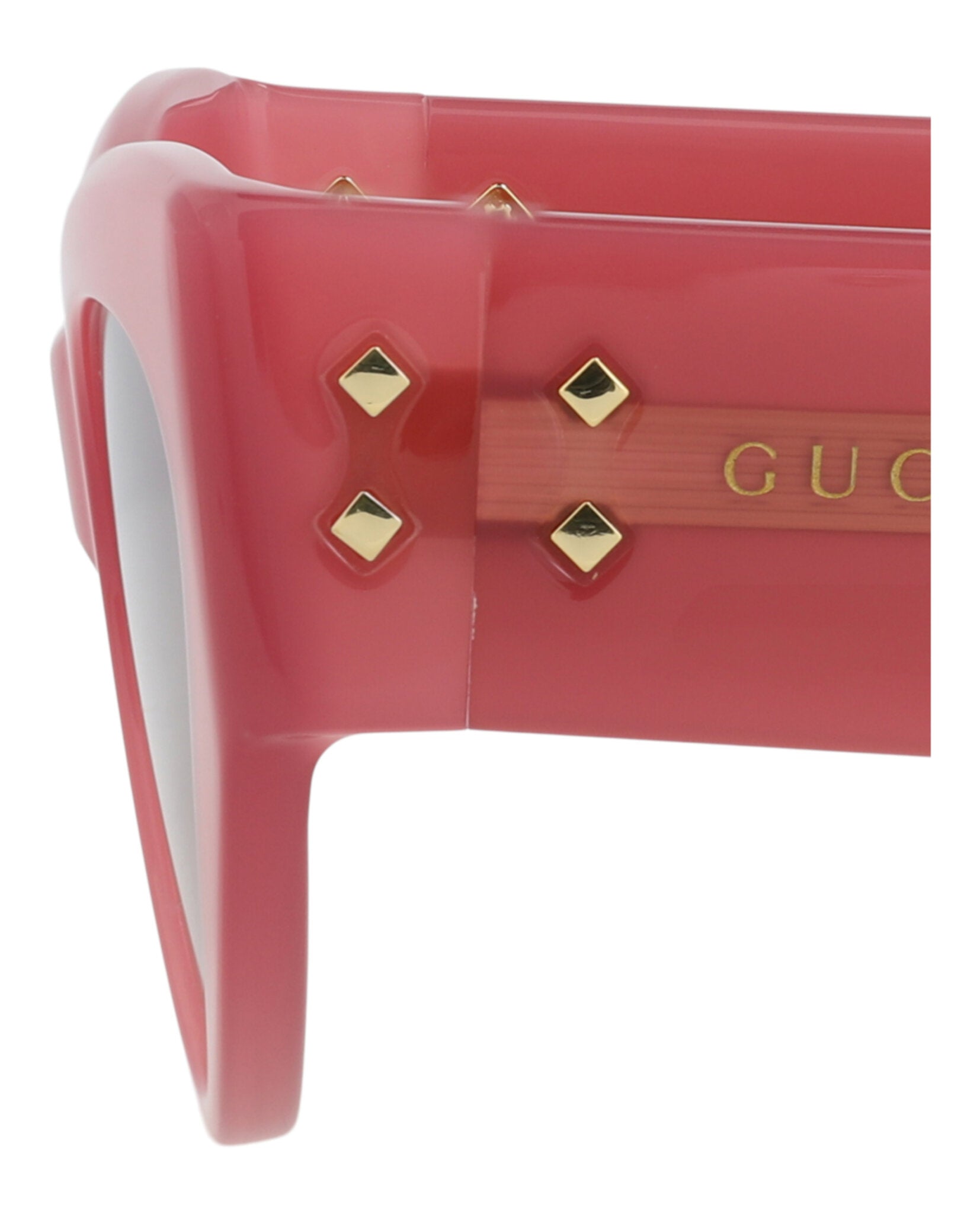 Gucci Womens Cat Eye Pink Pink Violet Fashion Designer Eyewear
