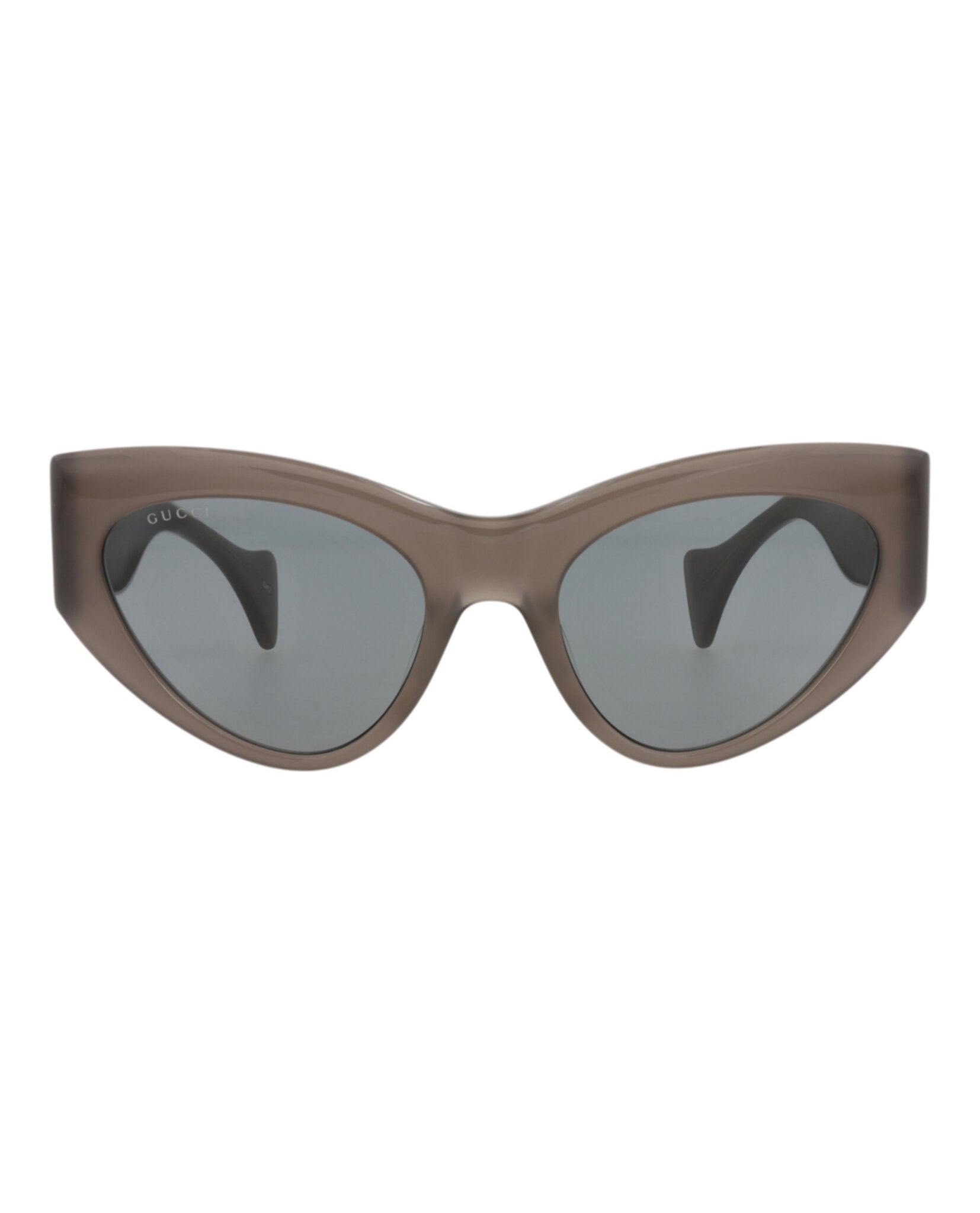 Gucci Womens Cat Eye Grey Grey Grey Fashion Designer Eyewear