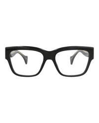 Gucci Womens Square/Rectangle Black Black Transparent Fashion Designer Eyewear