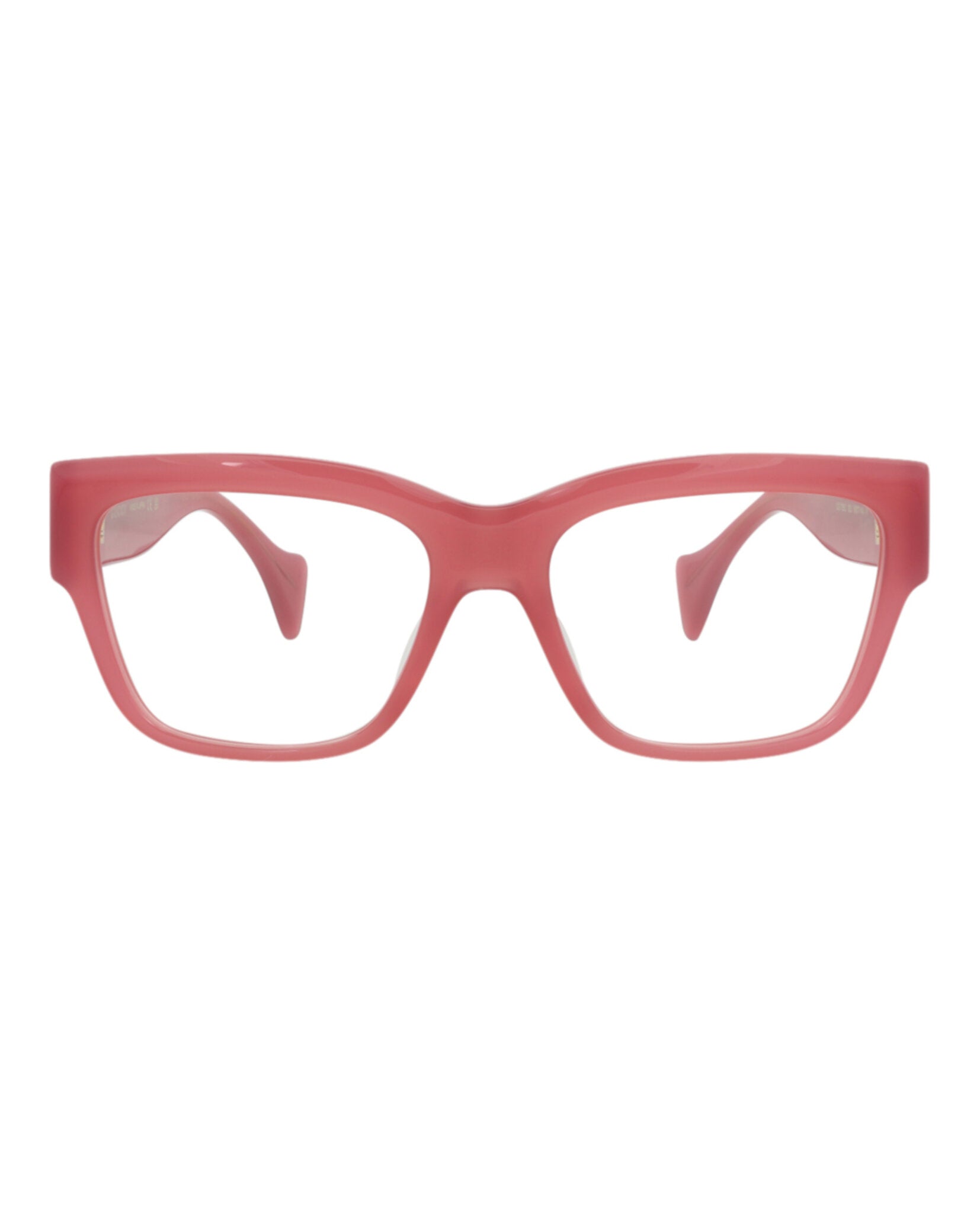 Gucci Gucci Womens Square/Rectangle Pink Pink Transparent Fashion Designer Eyewear