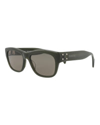 Gucci Mens Square/Rectangle Green Green Brown Fashion Designer Eyewear