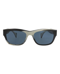 Gucci Gucci Mens Square/Rectangle Black Black Blue Fashion Designer Eyewear