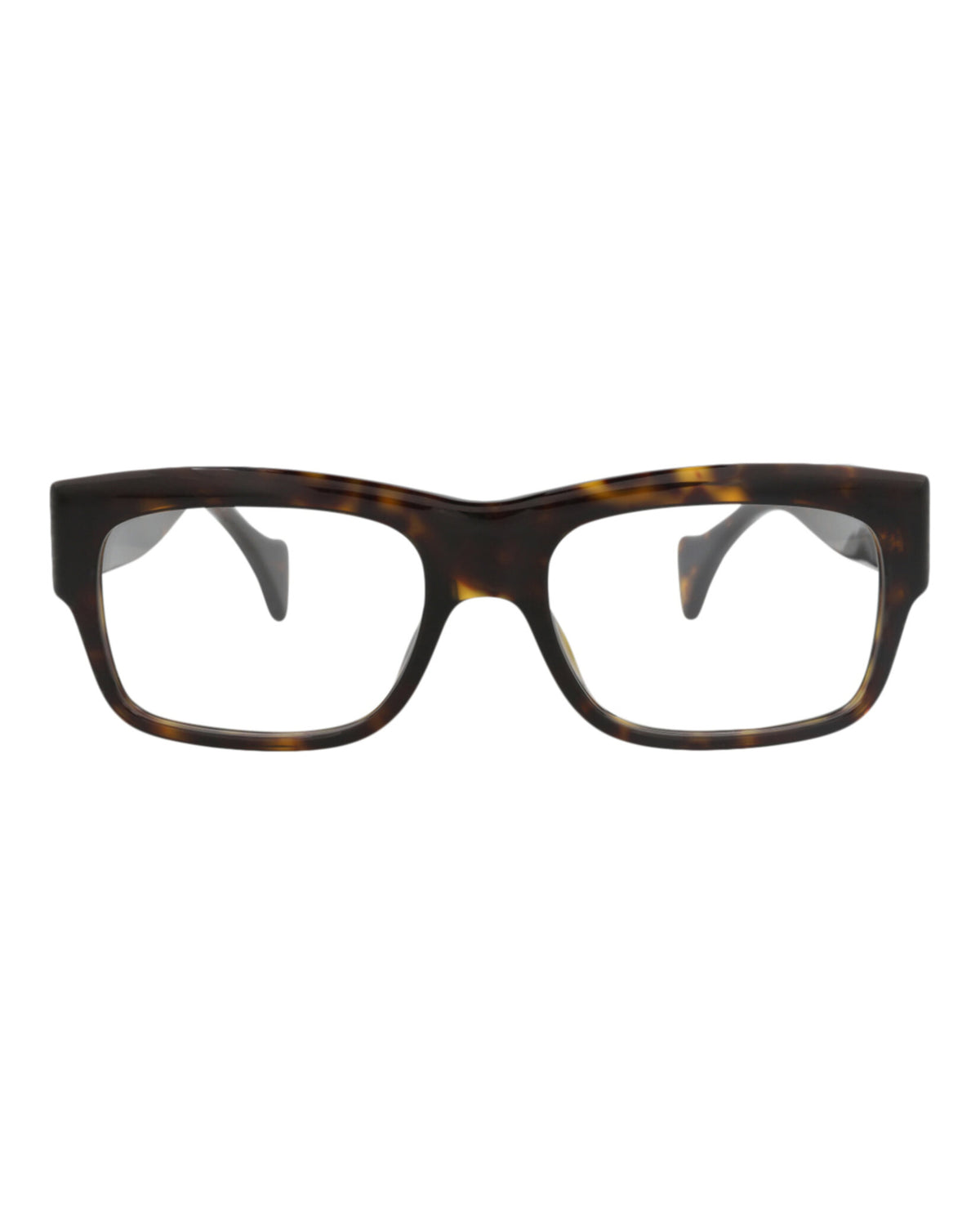 Gucci Mens Square/Rectangle Havana Havana Transparent Fashion Designer Eyewear