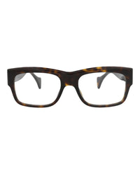 Gucci Mens Square/Rectangle Havana Havana Transparent Fashion Designer Eyewear