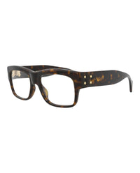 Gucci Mens Square/Rectangle Havana Havana Transparent Fashion Designer Eyewear