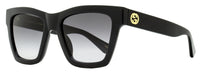 Gucci GG Square Sunglasses GG1714S 001 Black 54mm Black