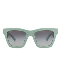 Gucci Womens Cat Eye Green Green Grey Fashion Designer Eyewear