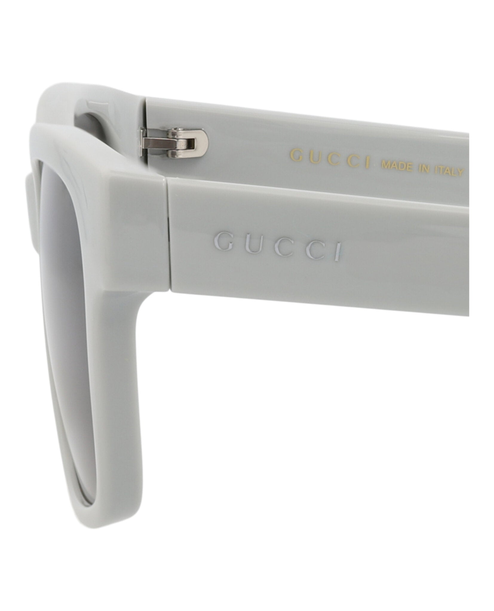 Gucci Mens Square/Rectangle Grey Grey Grey Fashion Designer Eyewear