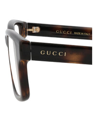 Gucci Mens Square/Rectangle Havana Havana Transparent Fashion Designer Eyewear